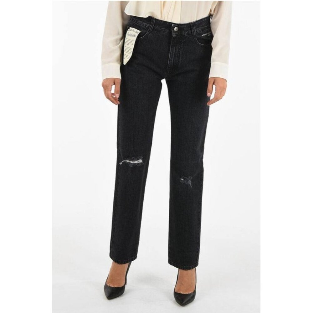 Stella McCartney Dark Wash High-Rise Waist Jeans All Is Love Size 29 Italy